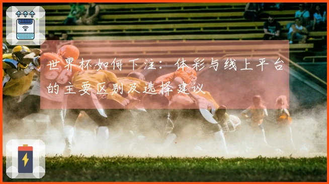 世界杯如何下注：体彩与线上平台的主要区别及选择建议