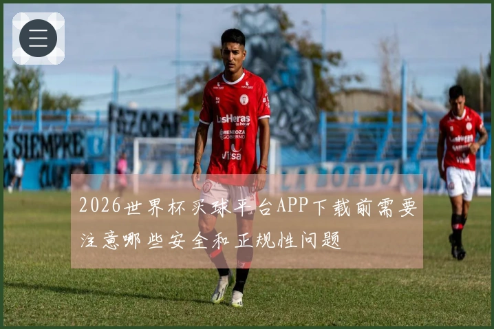 2026世界杯买球平台APP下载前需要注意哪些安全和正规性问题
