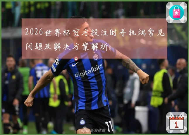 2026世界杯官方投注时手机端常见问题及解决方案解析